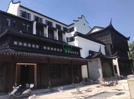 防腐木門頭；裝飾-湖南防腐木廠家