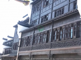 防腐木門頭；裝飾-湖南防腐木廠家