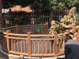 棧道平臺(tái)；圍欄-湖南防腐木批發(fā)