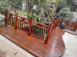 棧道平臺(tái)；圍欄-湖南防腐木批發(fā)