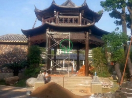 岳陽涼亭-長沙防腐木