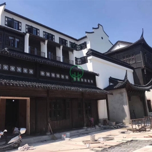 湖南防腐木門頭；裝飾-湖南防腐木廠家