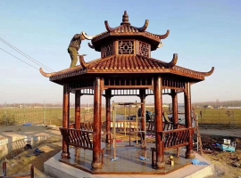 長沙涼亭供應-防腐木涼亭生產廠家